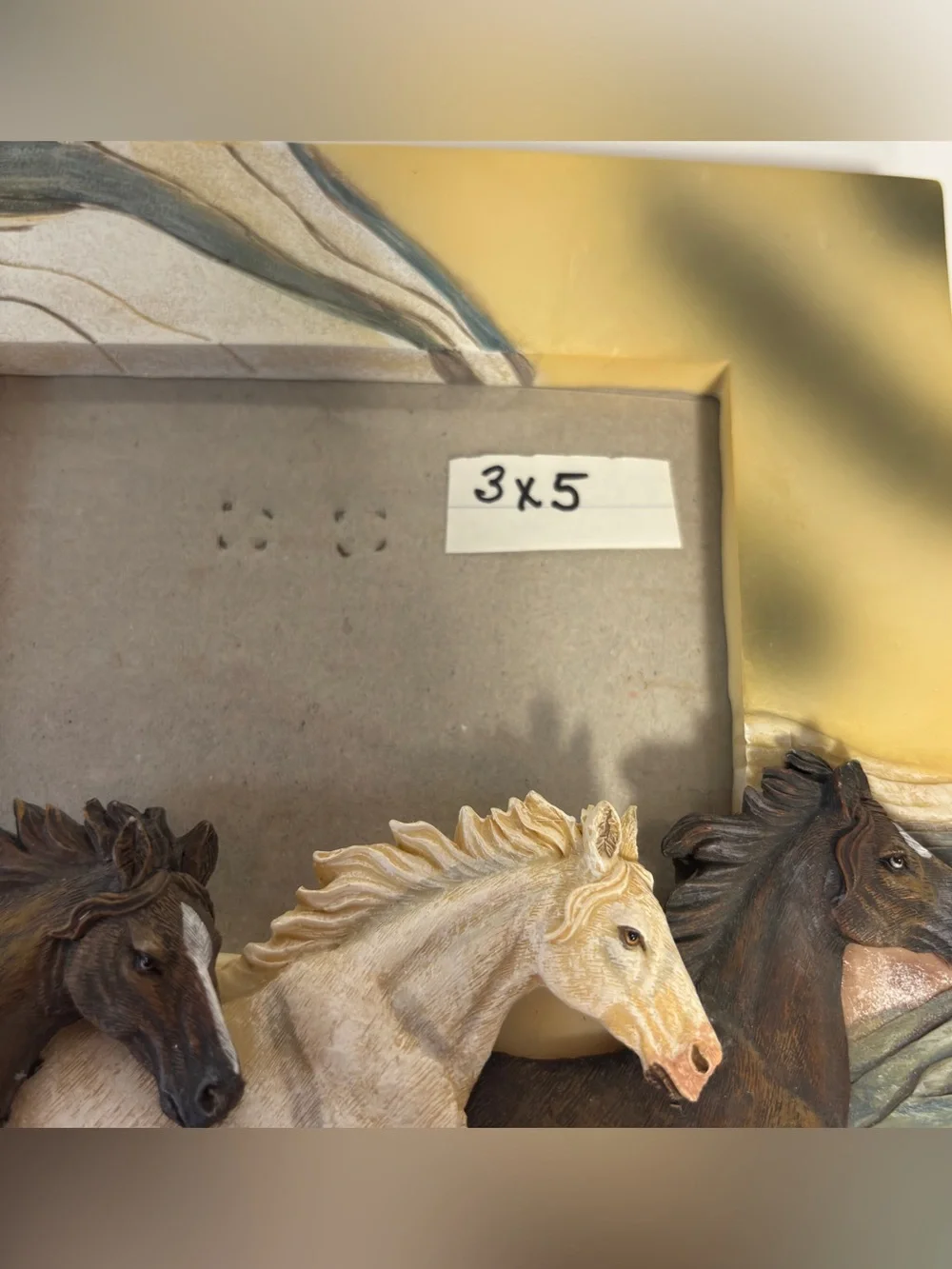 Katerina Prestige 3D Wild Horses Resin Picture Frame Western Decor